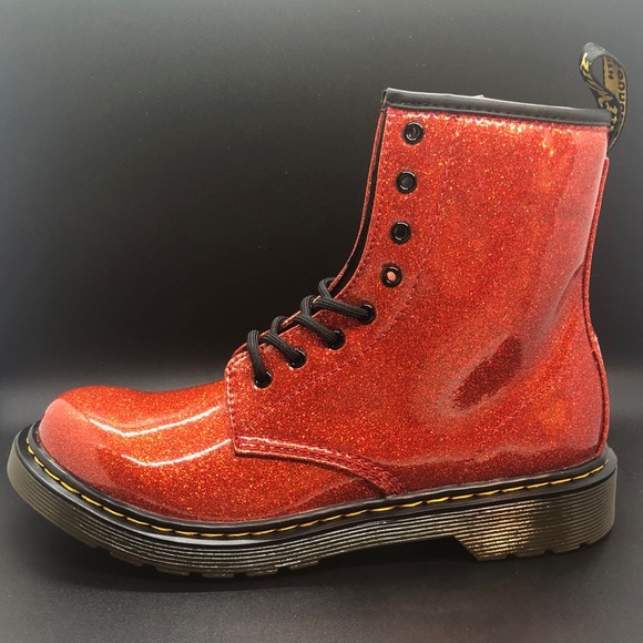 NEW Women’s Dr. Martens 1460 Glitter Side Zip Boot - Picture 1 of 8